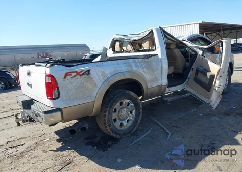 2013 Ford F-250 Lariat from USA, damaged, VIN 1FT7W2BT3DEA07243
